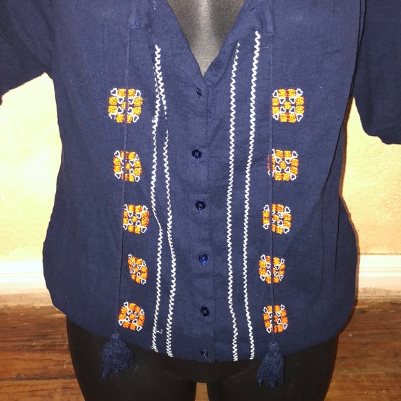 ASO Twilight Bella Swan Joie Signe embroidered top S - Picture 2 of 5